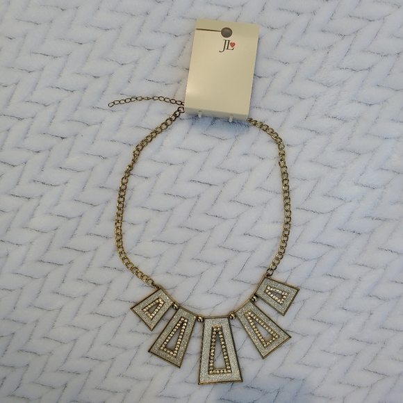 JL Art Deco Statement Necklace NWT - Picture 2 of 5